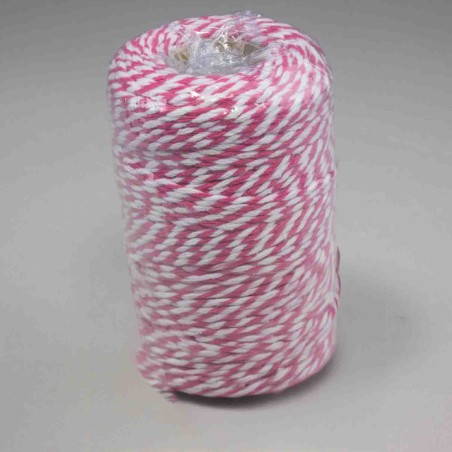 Cordino bicolore - 2 Mm x 100 M / Fucsia