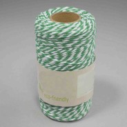 Cordino bicolore - 2 Mm x 100 M / Verde