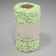 Cordino bicolore - 2 Mm x 100 M / Verde chiaro