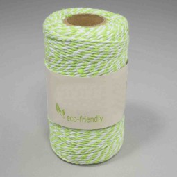 Cordino bicolore - 2 Mm x 100 M / Verde chiaro