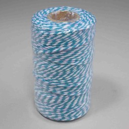 Cordino bicolore - 2 Mm x 100 M / Turchese