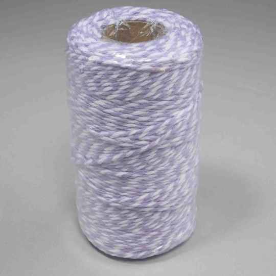 Cordino bicolore - 2 Mm x 100 M / Lavanda