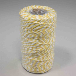 Cordino bicolore - 2 Mm x 100 M / Giallo