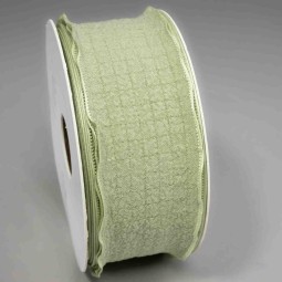 Nastro "Cotone smerlato" - 40 Mm x 10 M / Verde