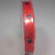 Nastro "Doppioraso Laurea" - 15 Mm x 25 M / Rosso