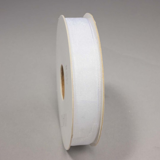 Nastro in "Organza" - 15 Mm x 50 M / Bianco