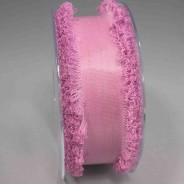 Nastro "Cotone Fringe" - 35 Mm x 15 M / Ciclamino