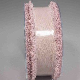 Nastro "Cotone Fringe" - 35 Mm x 15 M / Cipria antico