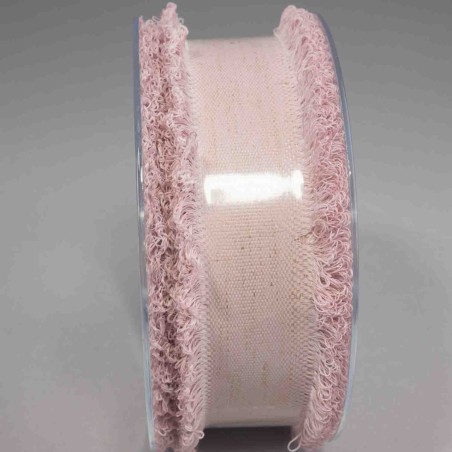 Nastro "Cotone Fringe" - 35 Mm x 15 M / Cipria antico