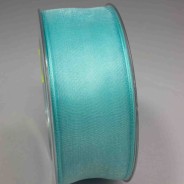 Nastro "Organza Infinity" - 40 Mm x 50 M / Verde acqua