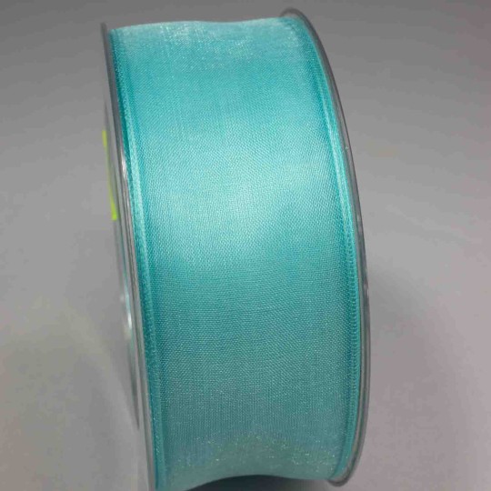 Nastro "Organza Infinity" - 40 Mm x 50 M / Verde acqua