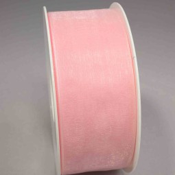 Nastro "Organza" - 40 Mm x 50 M / Rosa