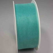 Nastro "Organza" - 40 Mm x 50 M / Verde acqua