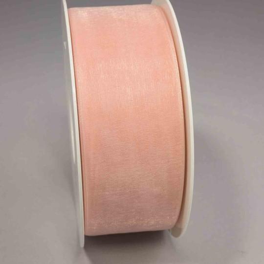 Nastro "Organza" - 40 Mm x 50 M / Rosa chiaro