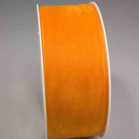 Nastro "Organza" - 40 Mm x 50 M / Arancione