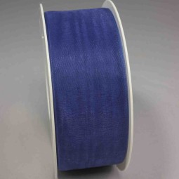 Nastro "Organza" - 40 Mm x 50 M / Blu