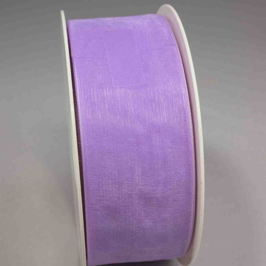 Nastro "Organza" - 40 Mm x 50 M / Lilla