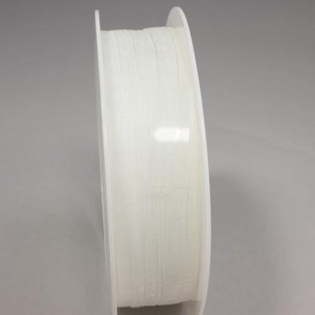 Nastro "Organza" - 7 Mm x 50 M / Bianco