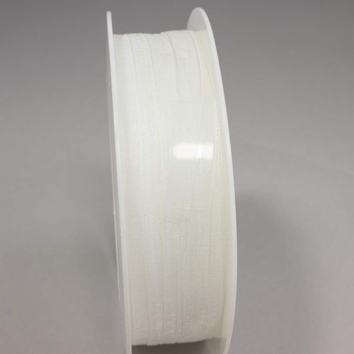 Nastro "Organza" - 7 Mm x 50 M / Bianco