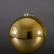 Pallina in plastica - D 25 Cm - 1 Pezzo - Oro