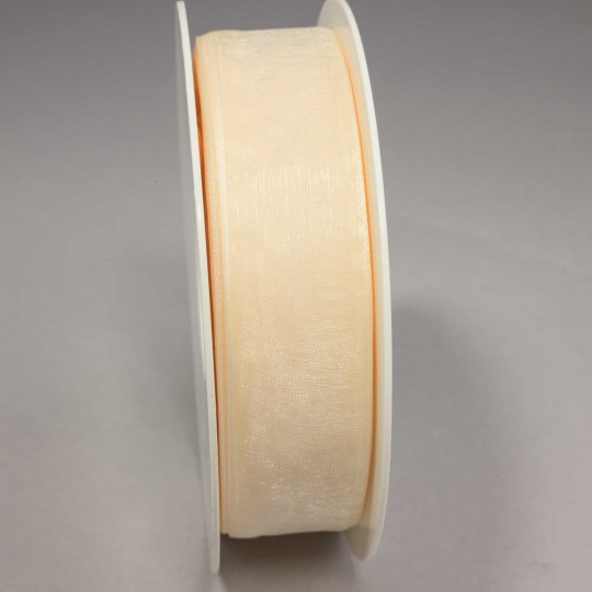 Nastro "Organza" - 25 Mm x 50 M / Crema