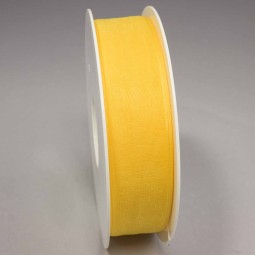 Nastro "Organza" - 25 Mm x 50 M / Giallo