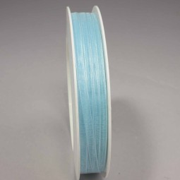 Nastro "Organza" - 5 Mm x 50 M / Azzurro