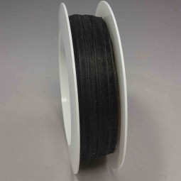 Nastro "Organza" - 7 Mm x 50 M / Nero