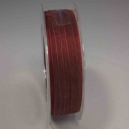 Nastro "Organza" - 7 Mm x 50 M / Bordeaux