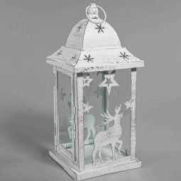 Lanterna natalizia - 14x14x31 CM