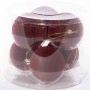 Pallina in Velluto - D 8 Cm - 6 Pezzi - Bordeaux