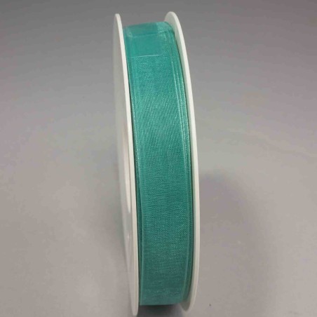 Nastro "Organza" - 15 Mm x 50 M / Verde acqua