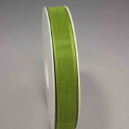 Nastro "Organza" - 15 Mm x 50 M / Verde oliva