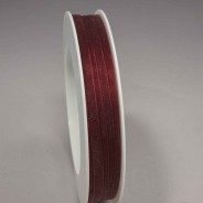 Nastro "Organza" - 5 Mm x 50 M / Bordeaux