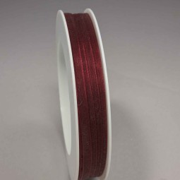 Nastro "Organza" - 5 Mm x 50 M / Bordeaux