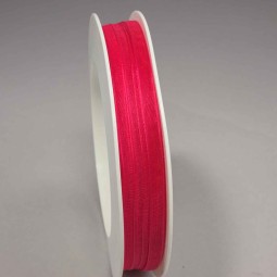 Nastro "Organza" - 5 Mm x 50 M / Rosa brillante