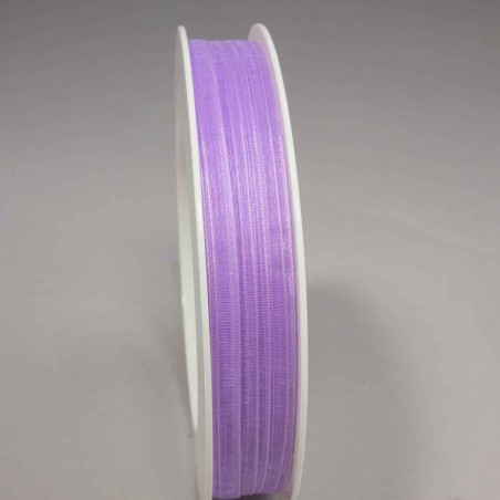Nastro "Organza" - 5 Mm x 50 M / Lilla
