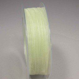 Nastro "Organza" - 7 Mm x 50 M / Verde chiaro
