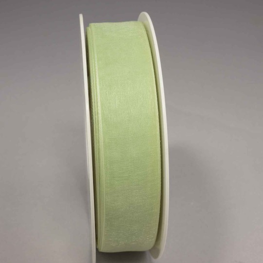 Nastro "Organza" - 25 Mm x 50 M / Verde chiaro