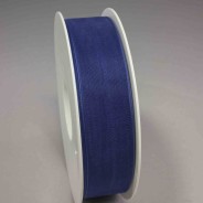Nastro "Organza" - 25 Mm x 50 M / Blu