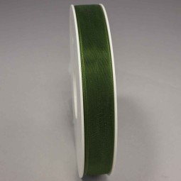 Nastro "Organza" - 15 Mm x 50 M / Verde scuro