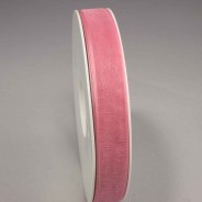 Nastro "Organza" - 15 Mm x 50 M / Rosa antico