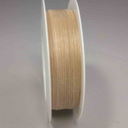 Nastro "Organza" - 7 Mm x 50 M / Beige