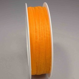 Nastro "Organza" - 7 Mm x 50 M / Arancione