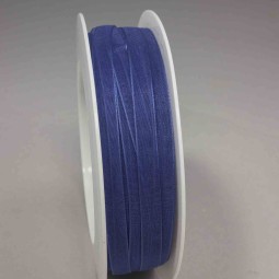 Nastro "Organza" - 7 Mm x 50 M / Blu
