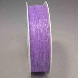 Nastro "Organza" - 7 Mm x 50 M / Lilla