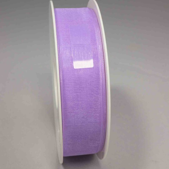 Nastro "Organza" - 25 Mm x 50 M / Lilla