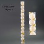 Palline in plastica 14 PZ - 3 Cm / Bianco