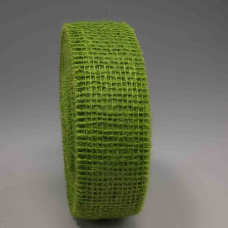 Nastro in Juta - 40 Mm x 20 M / Verde oliva