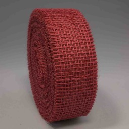 Nastro in Juta - 40 Mm x 20 M / Rosso Cremisi